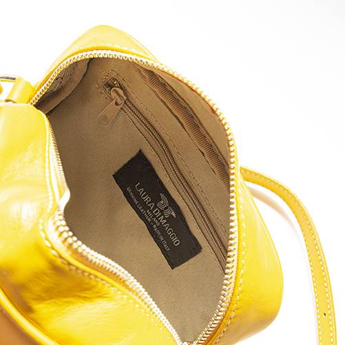 Laura Di Maggio COCCA – Borsa da Sera in Pelle Soft Trapuntato – Senape Black Friday