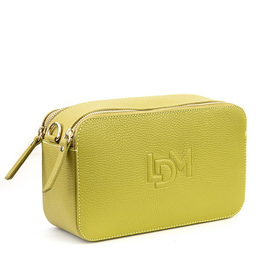 Laura Di Maggio LOIS – Saponetta in pelle dollaro stampata lime Offerta Pasqua
