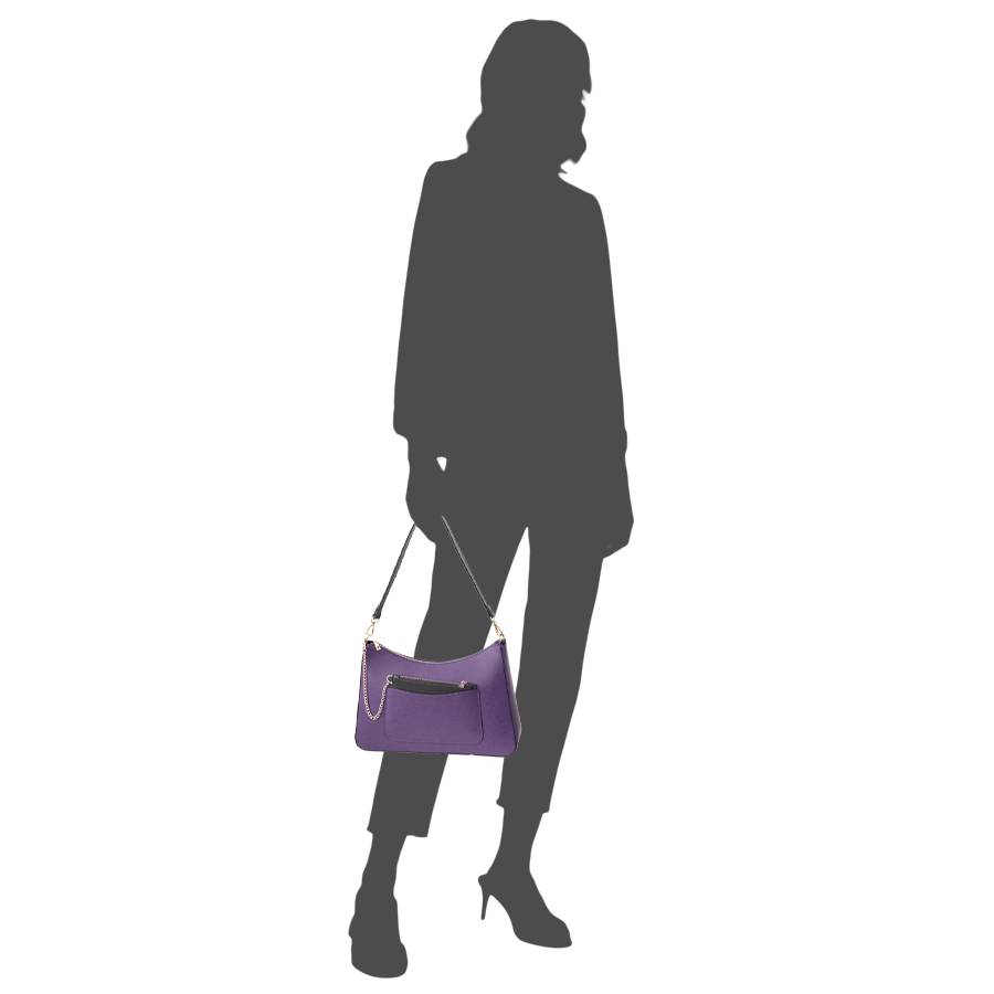 Laura Di Maggio LENA – Borsa a spalla in pelle elegant viola Offerta San Valentino