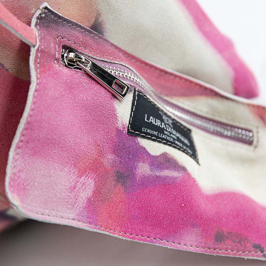 Laura Di Maggio LE SAC – sacca in pelle camoscio multicolor Grandi sconti