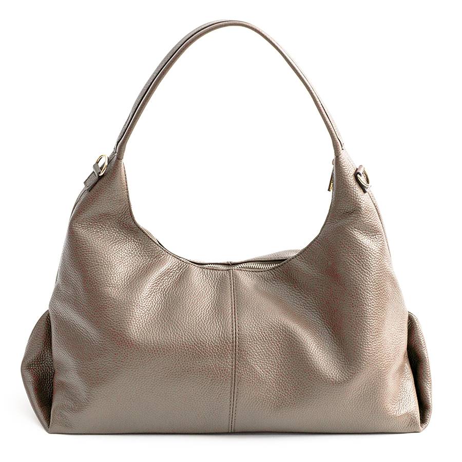 Laura Di Maggio VANESSA – Maxi sacca in pelle taupe Prezzo basso