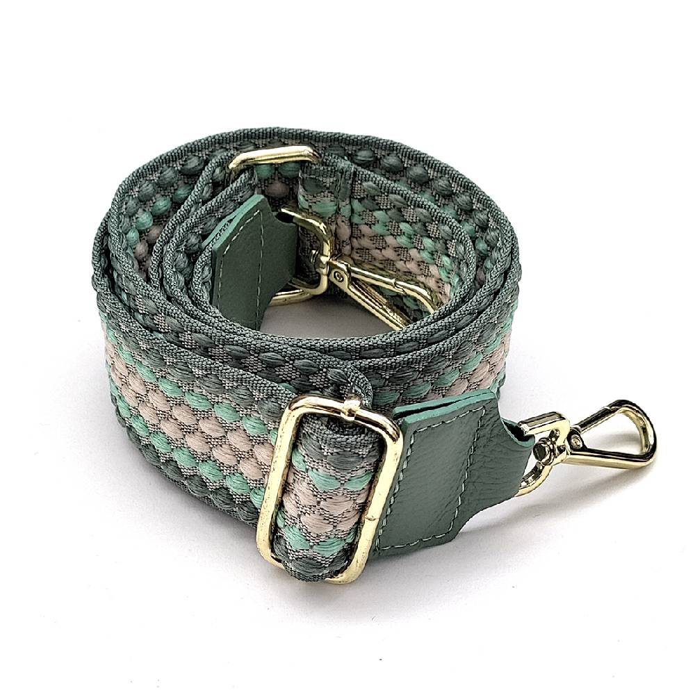 Laura Di Maggio TRACOLLA in tessuto e pelle tiffany Discount Store per i nuovi prodotti