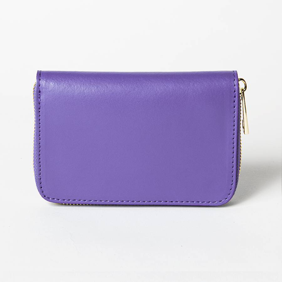 Laura Di Maggio ELEGANT MINI – portafoglio in pelle elegant viola Enormi sconti