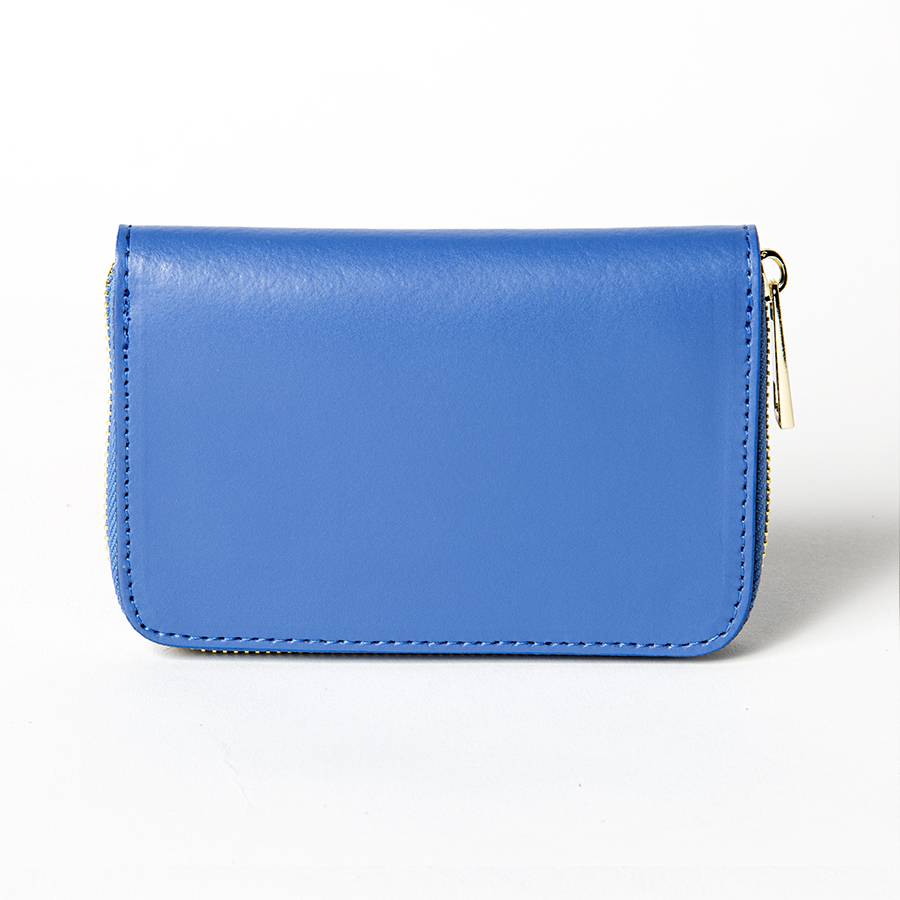 Laura Di Maggio ELEGANT MINI – portafoglio in pelle elegant blu Trasporto libero internazionale