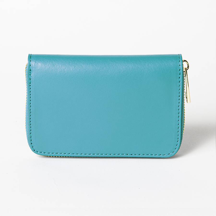 Laura Di Maggio ELEGANT MINI – portafoglio in pelle elegant turchese Officina