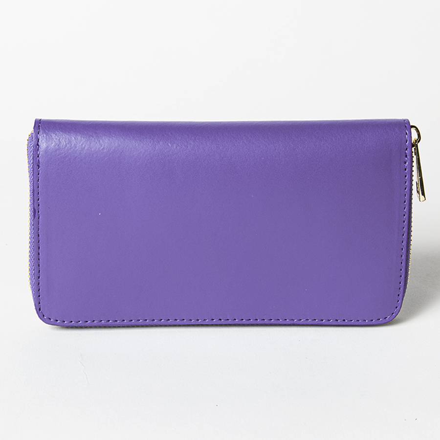 Laura Di Maggio ELEGANT – portafoglio in pelle elegant viola Limitato a 3 giorni