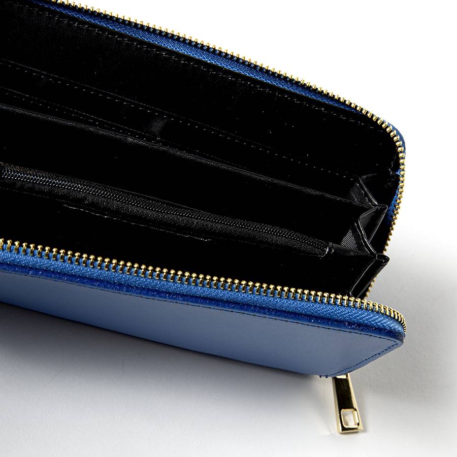 Laura Di Maggio ELEGANT – portafoglio in pelle elegant blu Black Friday Prezzi