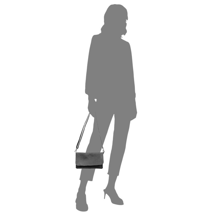 Laura Di Maggio CLAIRE – pochette sottile nera in pelle dollaro Outlet
