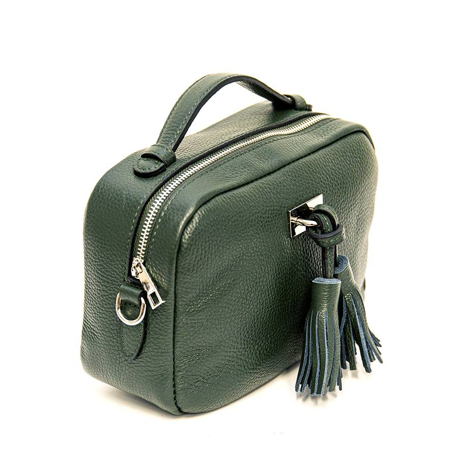 Laura Di Maggio SAIPH – borsa piccola in pelle dollaro verde In Vendita