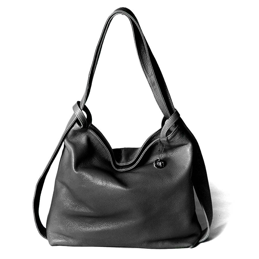 Laura Di Maggio VENICE – Zaino/borsa in pelle dollaro nero Saldi Di Fabbrica
