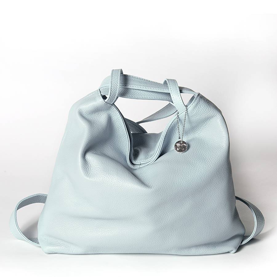 Laura Di Maggio VENICE – Zaino/borsa in pelle dollaro azzurro Negozio