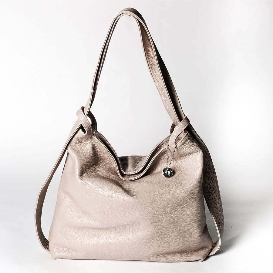 Laura Di Maggio VENICE – Zaino/borsa in pelle dollaro rosa In Saldo
