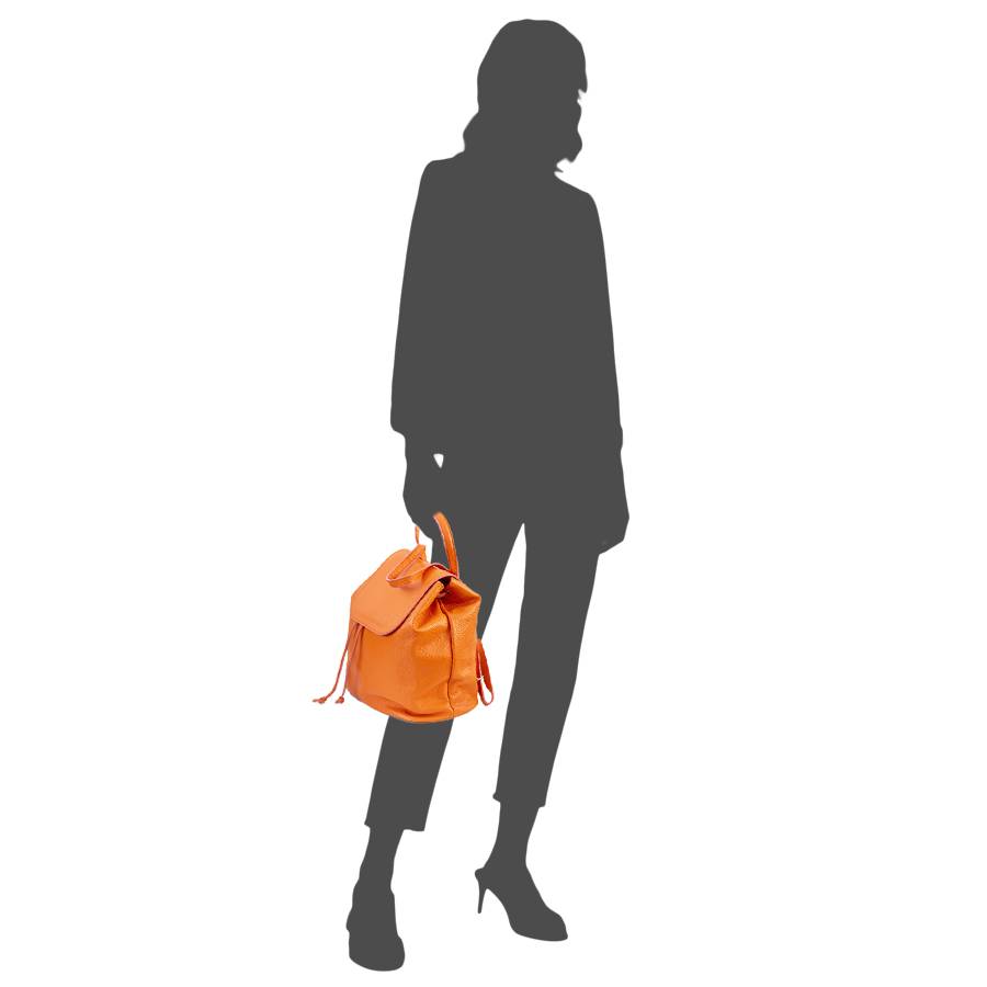 Laura Di Maggio LEIDA – Zaino in pelle dollaro arancio Comprare a buon mercato