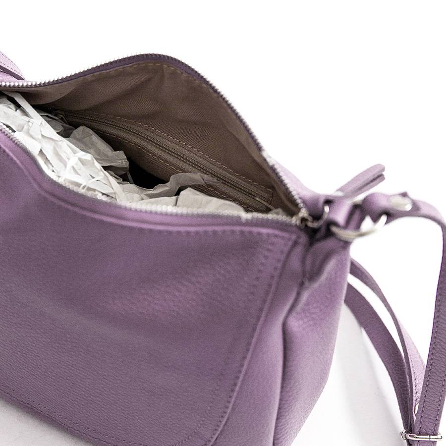 Laura Di Maggio FABIA – Sacca a tracolla in pelle lilla Flash Sale