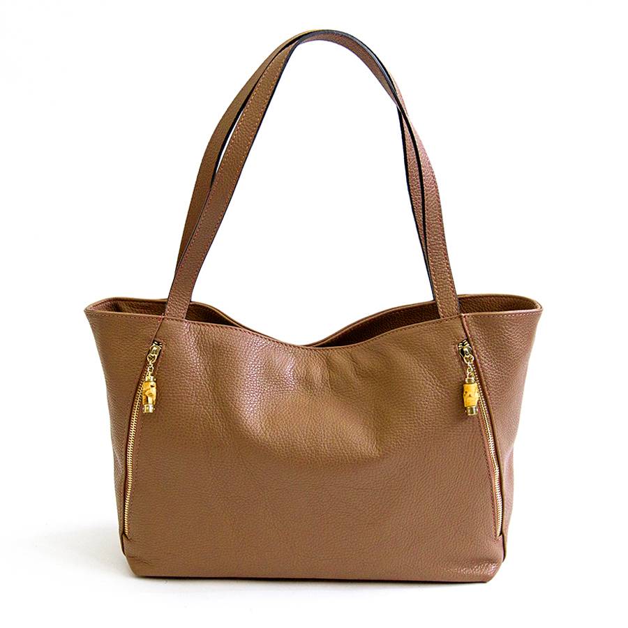 Laura Di Maggio BAMBU’ SHOPPER – Borsa in pelle cuoio Nuovi prodotti