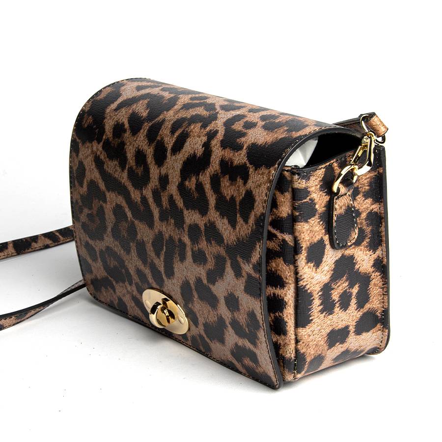 Laura Di Maggio LEOPARD – Postina in pelle saffiano stampata Super Saving Price