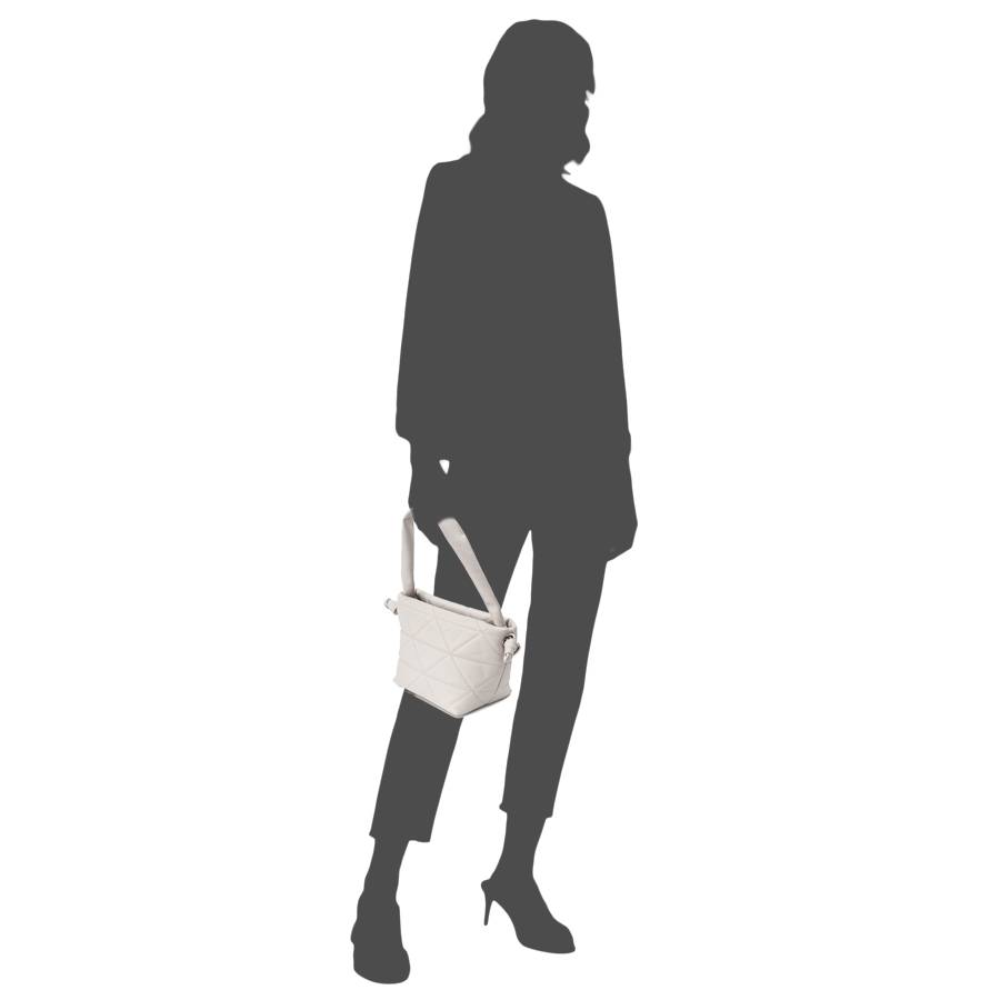 Laura Di Maggio RITA – borsa in pelle soft trapuntato latte Offerta speciale della fabbrica