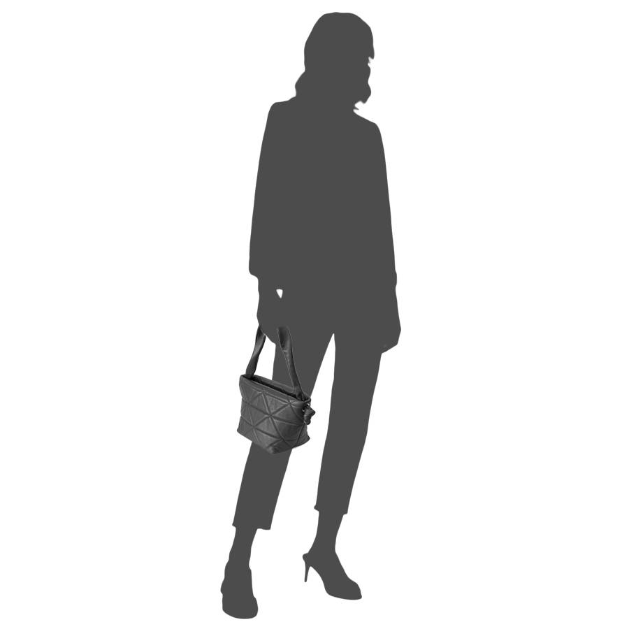 Laura Di Maggio RITA – borsa in pelle soft trapuntato nero Fino al 55% di sconto