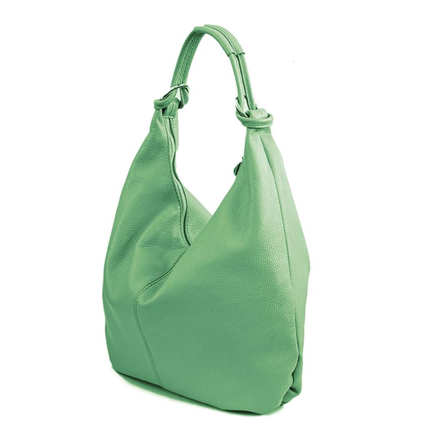 Laura Di Maggio ASIA – Maxi sacca in pelle dollaro verde In Linea