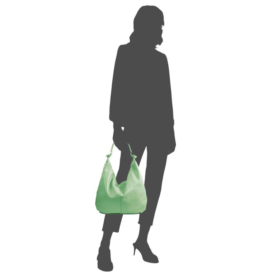 Laura Di Maggio ASIA – Maxi sacca in pelle dollaro verde In Linea