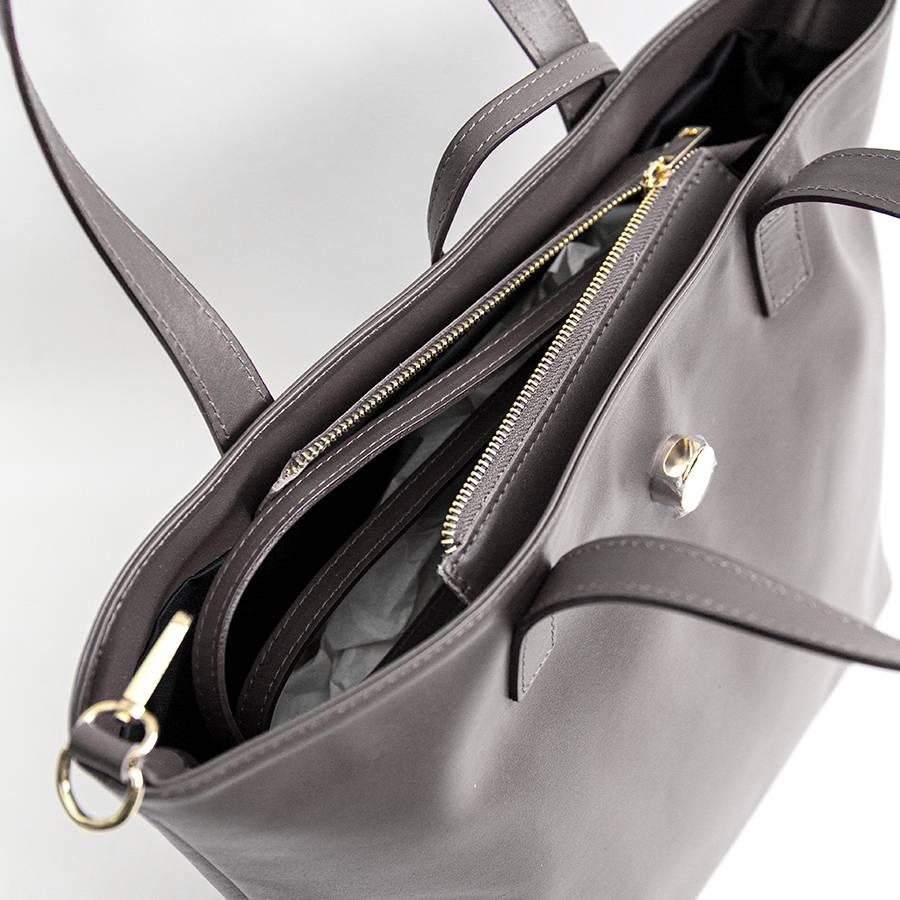 Laura Di Maggio LADY – shopping in pelle soft acacia Vendita