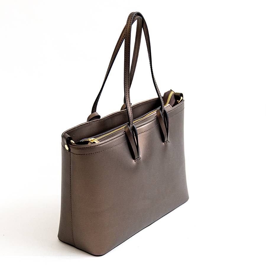 Laura Di Maggio NIKITA – Shopping in pelle elegant bronzo Pezzi Unici