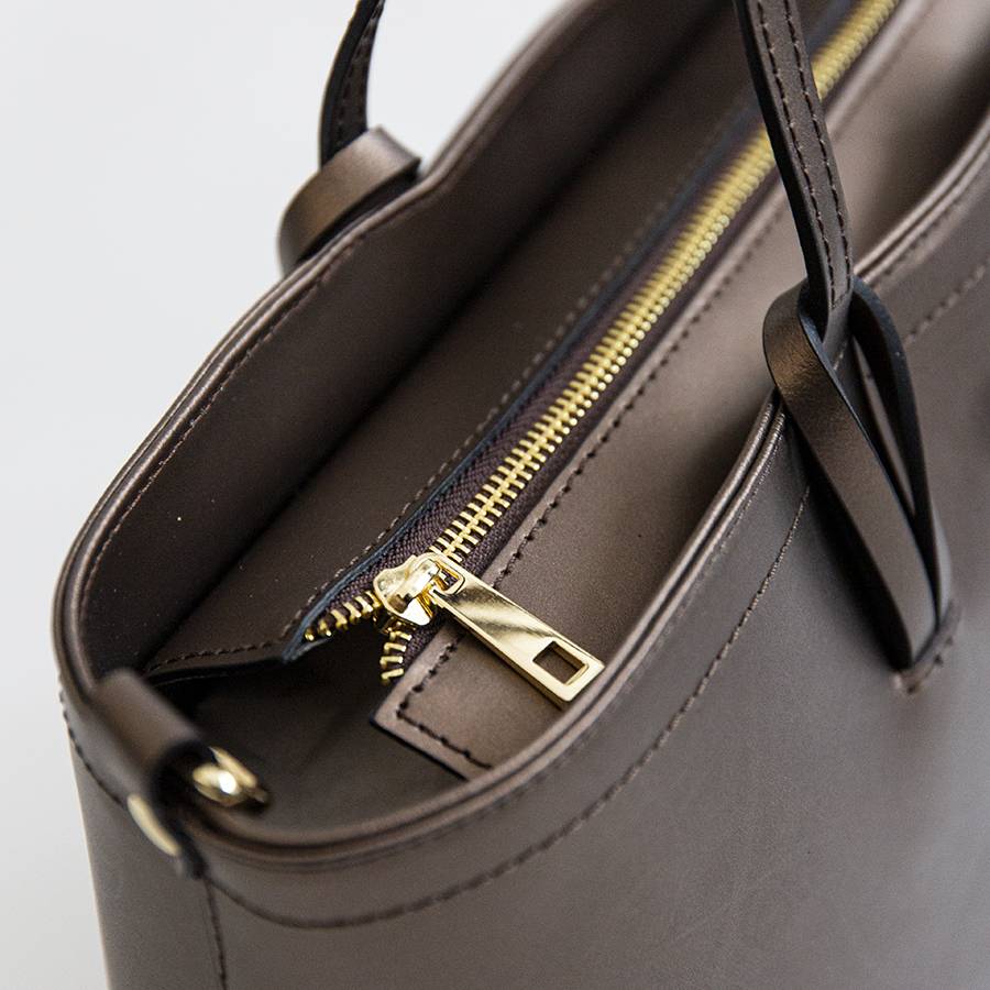 Laura Di Maggio NIKITA – Shopping in pelle elegant bronzo Pezzi Unici