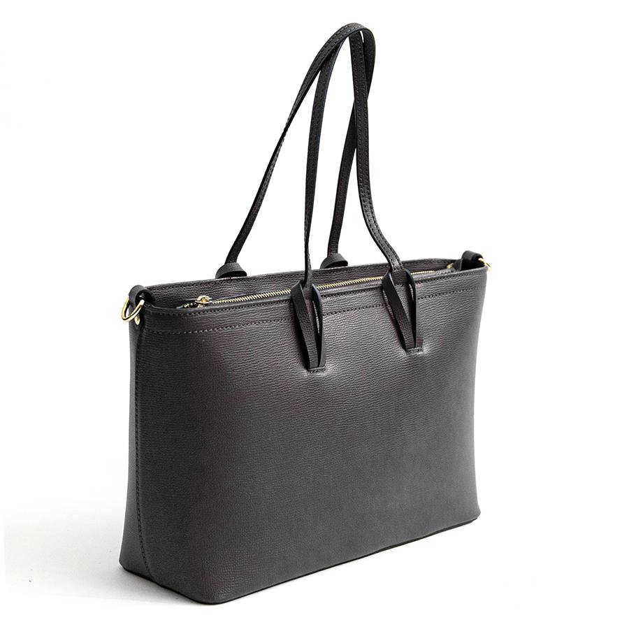 Laura Di Maggio NIKITA – Shopping in pelle saffiano nera Qualità Garantita