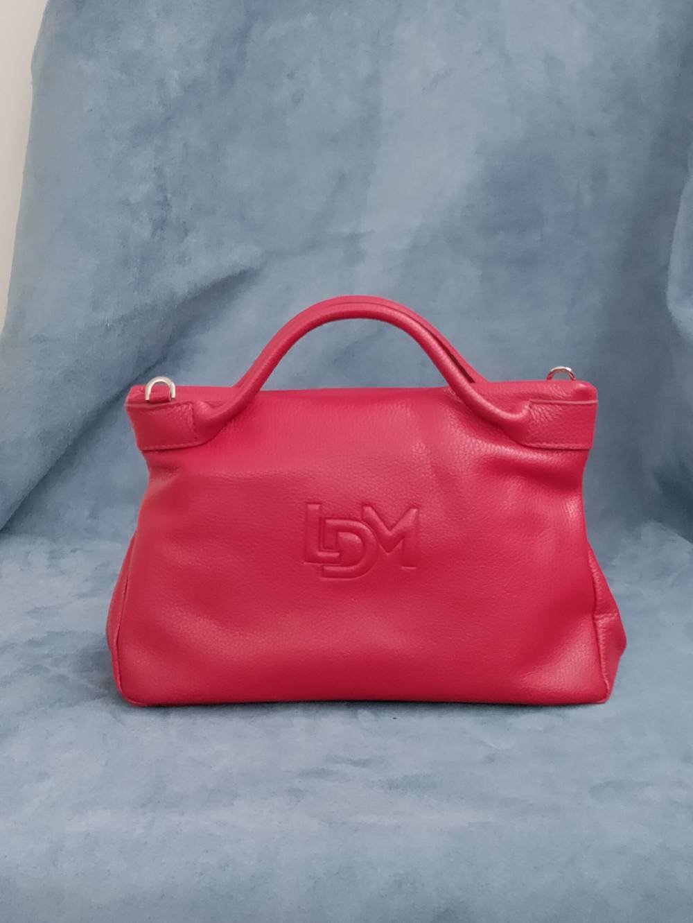Laura Di Maggio LDM – Borsa in pelle dollaro rossa Consegna Veloce