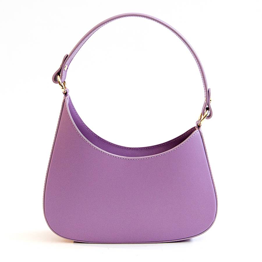 Laura Di Maggio EDI – borsa Hobo in pelle elegant malva Affare Del Giorno