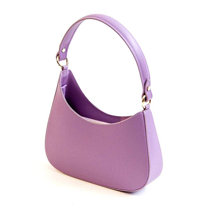 Laura Di Maggio EDI – borsa Hobo in pelle elegant malva Affare Del Giorno