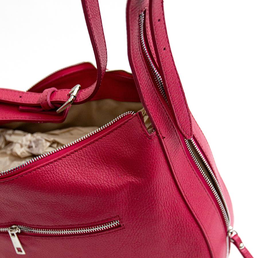 Laura Di Maggio VIKY – Sacca con manico regolabile in pelle azalea Shopping online