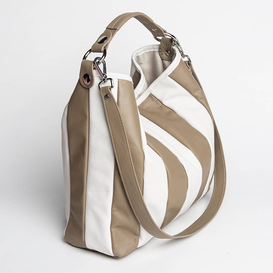 Laura Di Maggio TESSA SMALL – Sacca in pelle nappa trapuntata taupe Black Friday