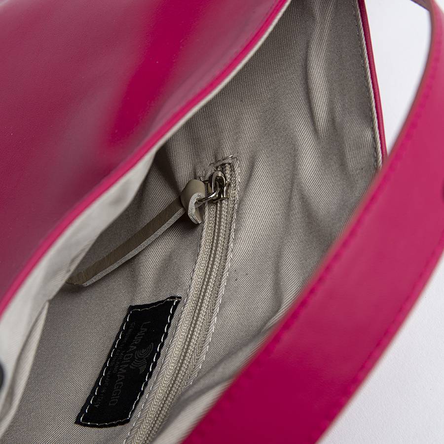 Laura Di Maggio JILLIAN MEDIUM – Borsa in pelle nappa azalea Offerta Giorno del Papà