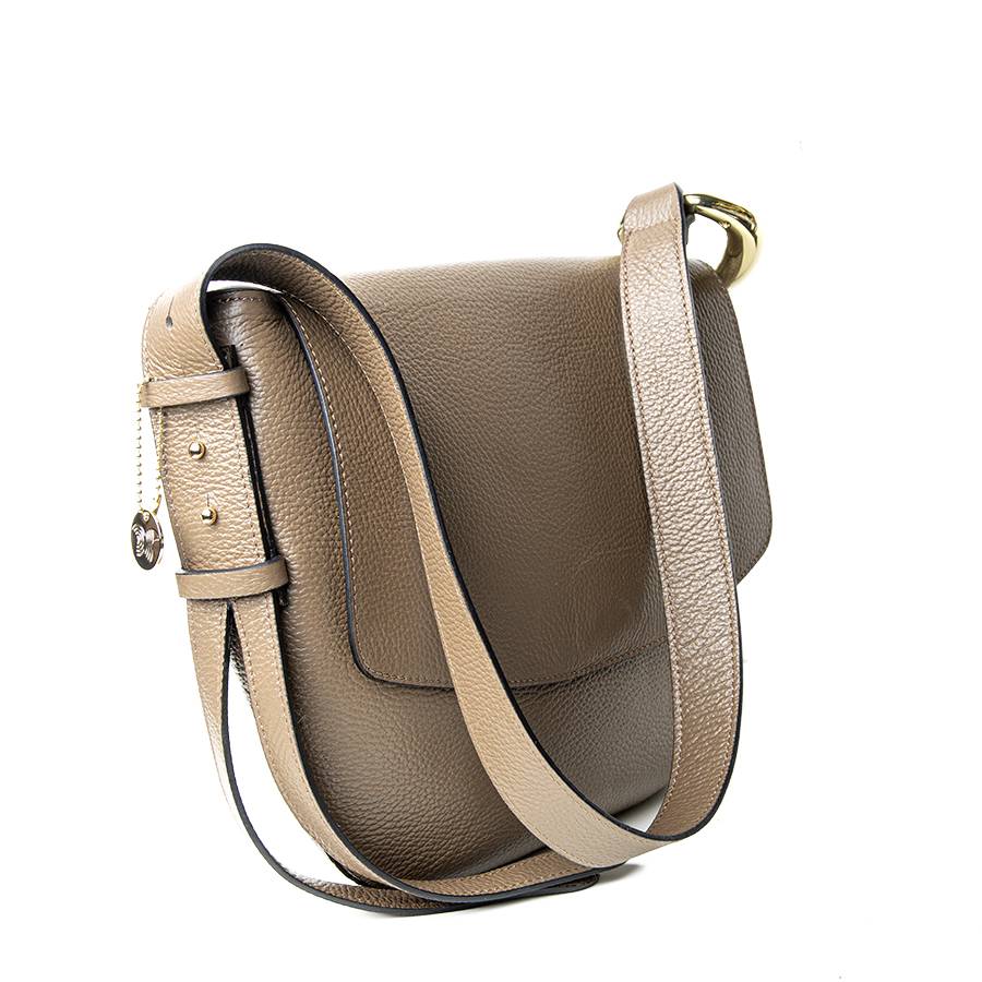 Laura Di Maggio ZELDA – borsa a spalla in pelle taupe Offerta temporanea