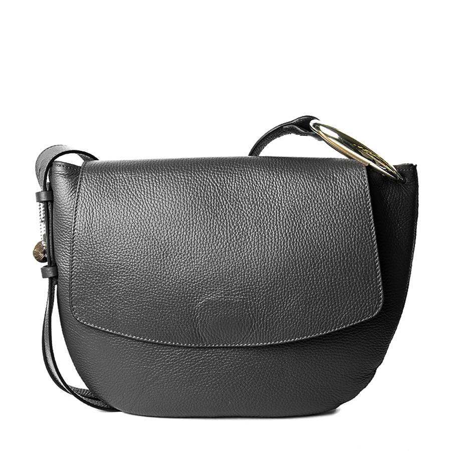 Laura Di Maggio ZELDA – borsa a spalla in pelle nera Offerte esclusive