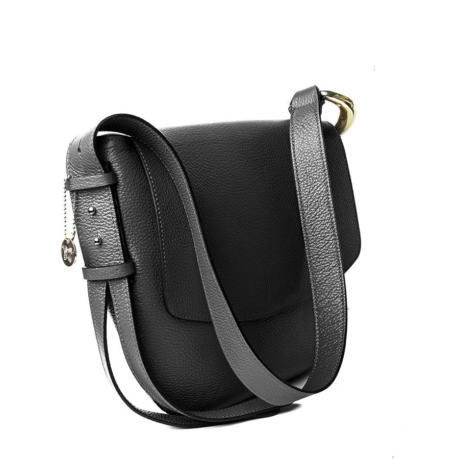 Laura Di Maggio ZELDA – borsa a spalla in pelle nera Offerte esclusive