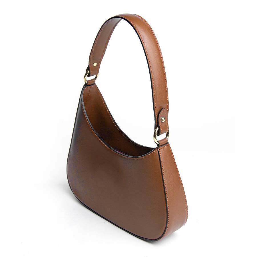 Laura Di Maggio EDI – borsa Hobo in pelle elegant cuoio Prezzo basso