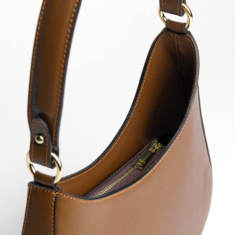 Laura Di Maggio EDI – borsa Hobo in pelle elegant cuoio Prezzo basso