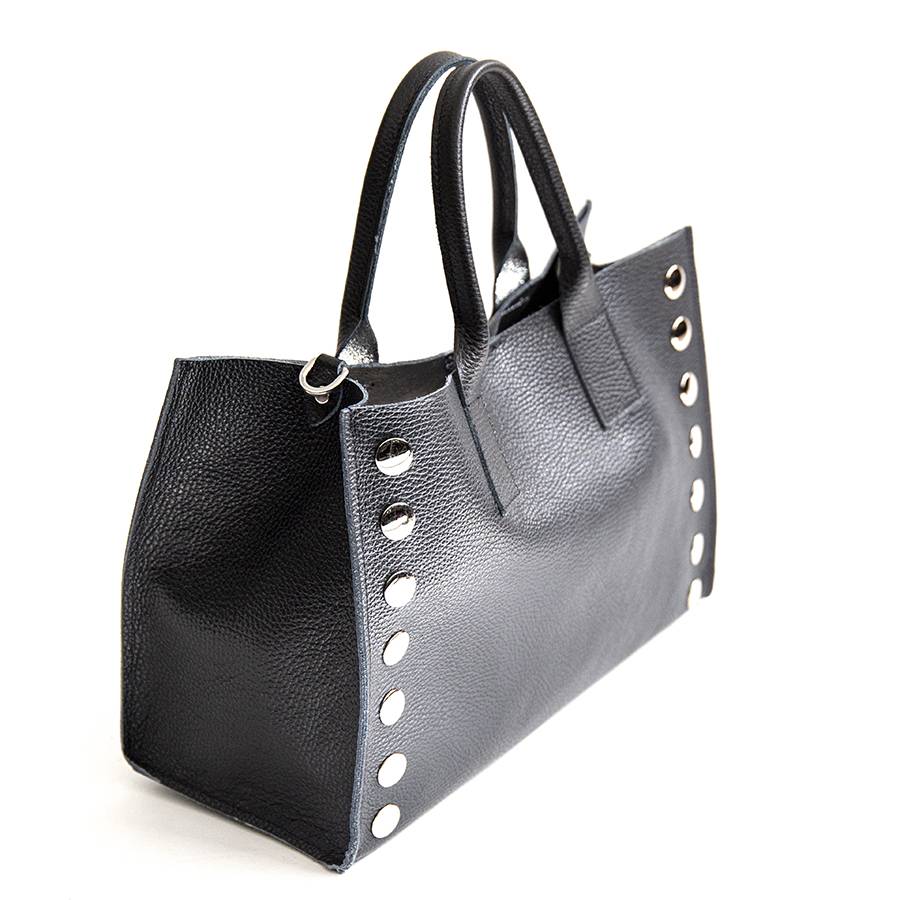 Laura Di Maggio SAM BIG – Shopping con borchie in pelle nera ACQUISTA ORA
