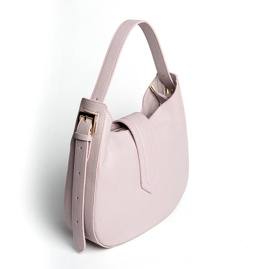 Laura Di Maggio JASMINE – Hobo bag in pelle dollaro orchidea Fino al 60% di sconto