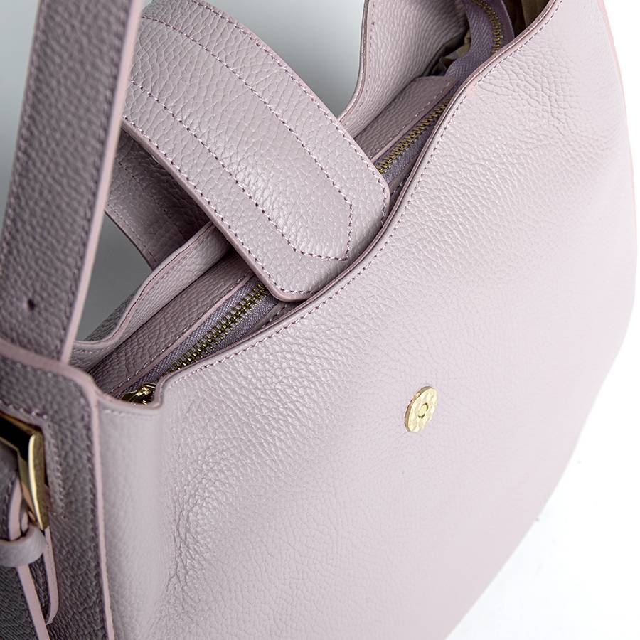 Laura Di Maggio JASMINE – Hobo bag in pelle dollaro orchidea Fino al 60% di sconto