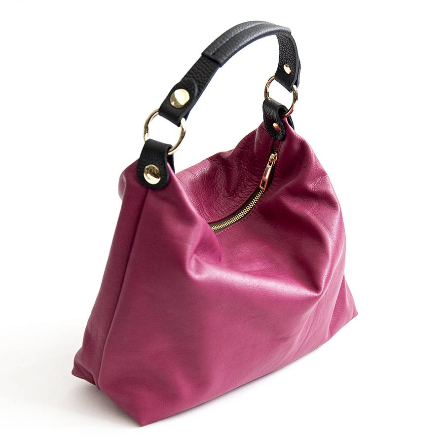 Laura Di Maggio DEMY – Sacca in pelle nappa fuxia Sottocosto