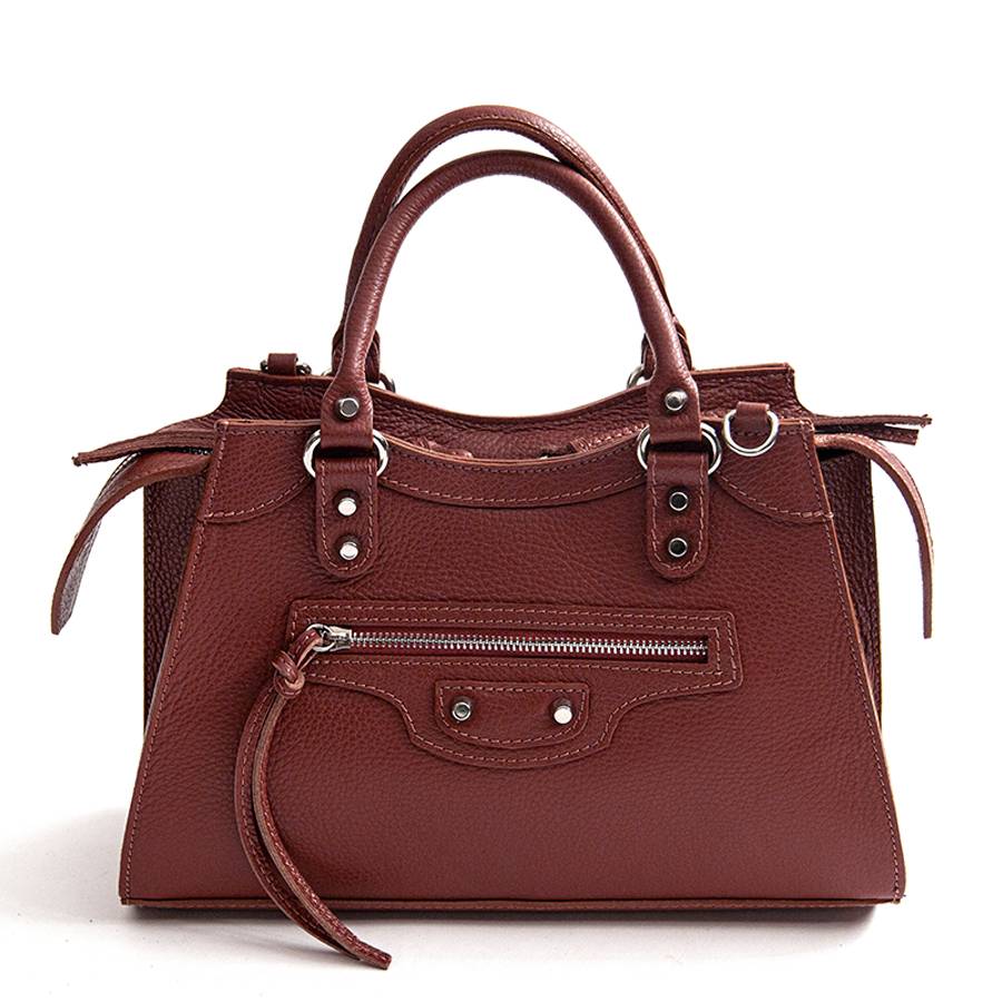 Laura Di Maggio BARCELLONA – bauletto in pelle rubino Negozio