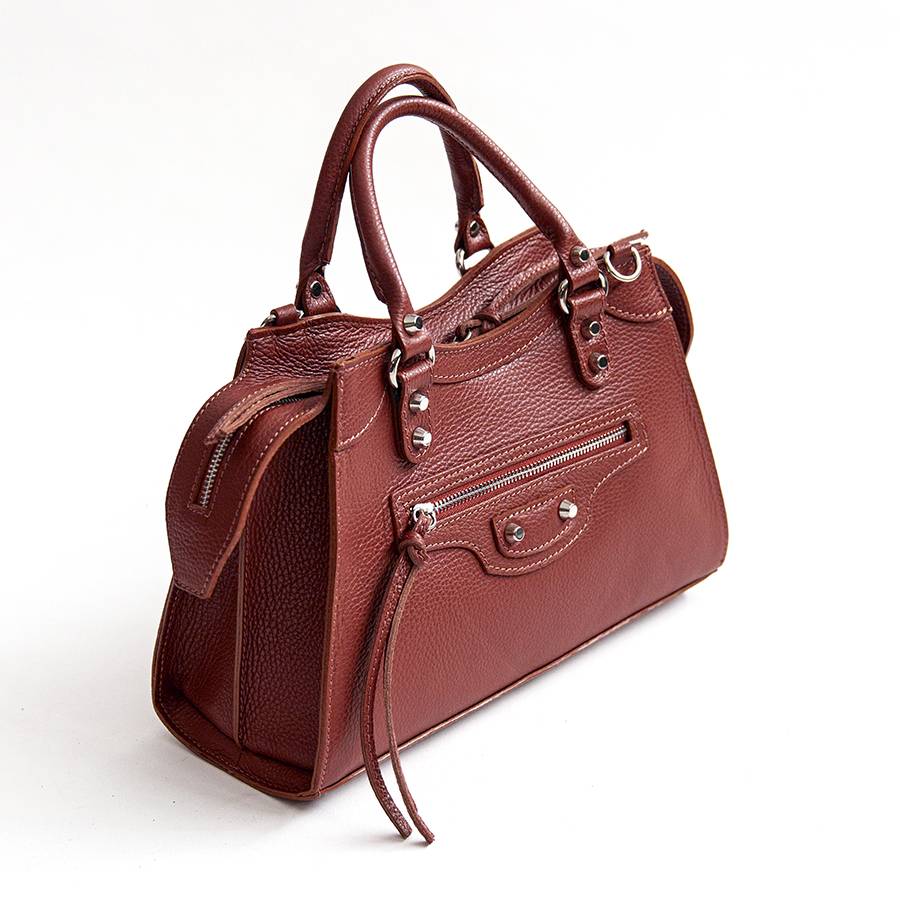 Laura Di Maggio BARCELLONA – bauletto in pelle rubino Negozio