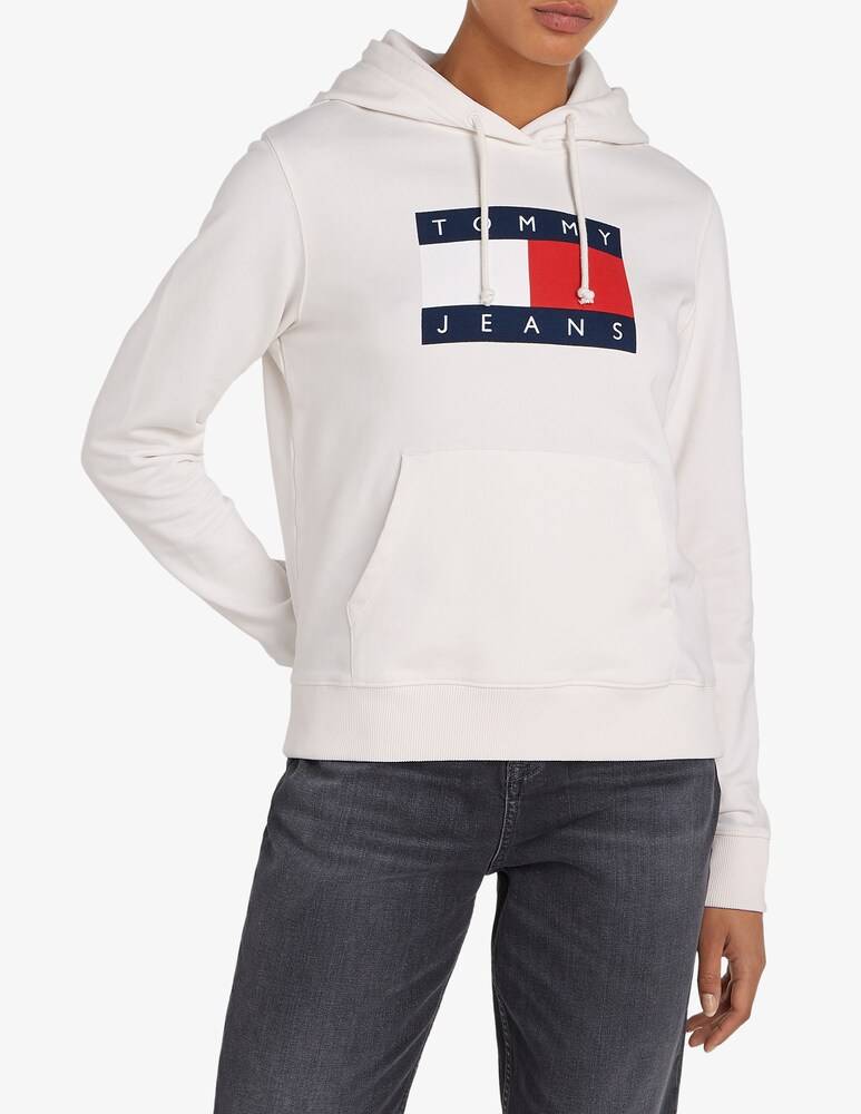 Tommy Jeans Felpa con cappuccio in cotone Convenienza