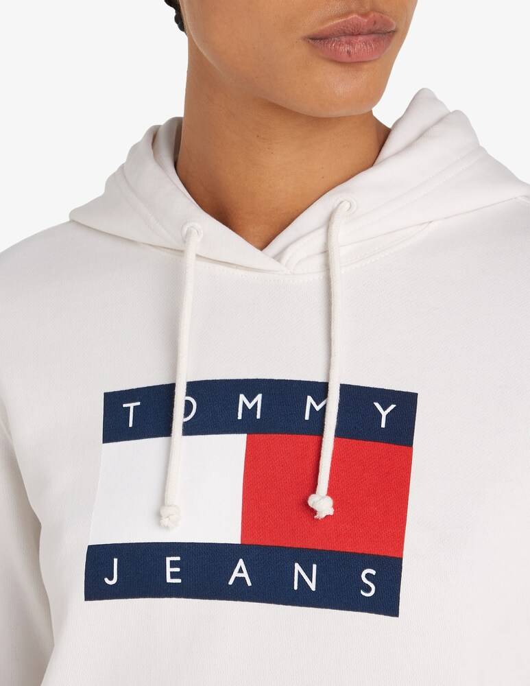Tommy Jeans Felpa con cappuccio in cotone Convenienza