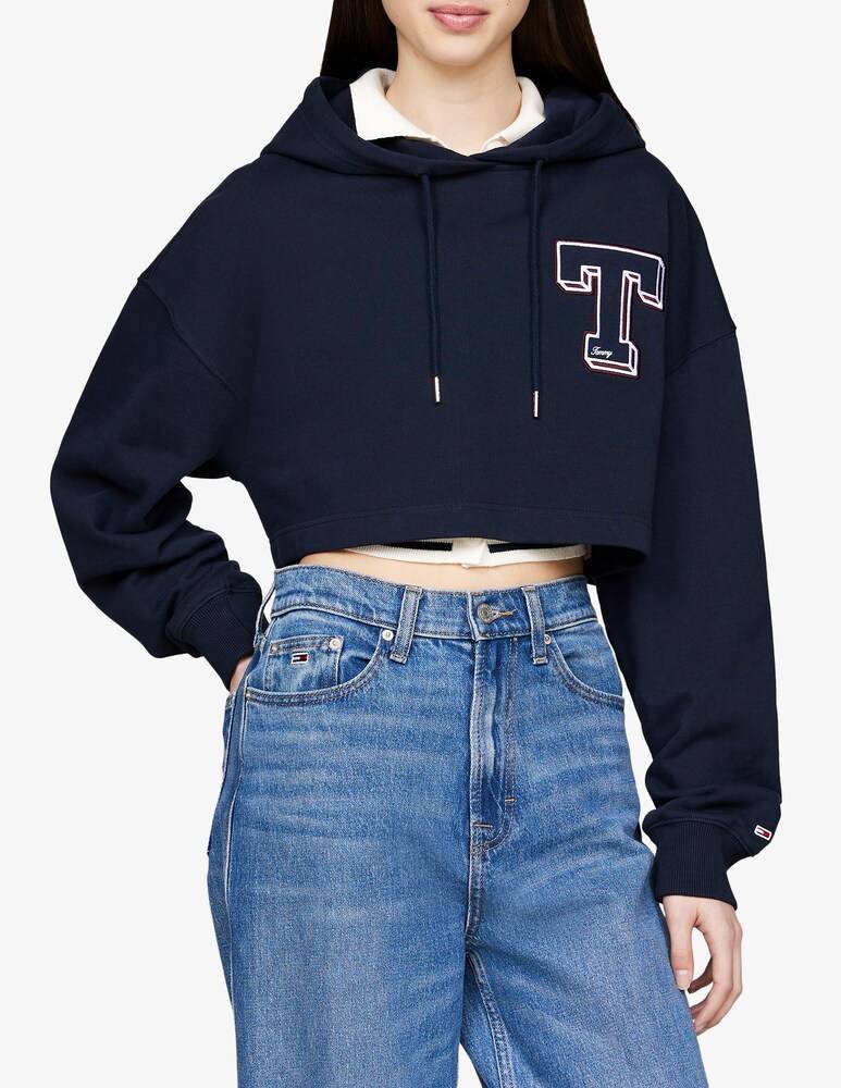 Tommy Jeans Felpa con cappuccio in cotone Novità