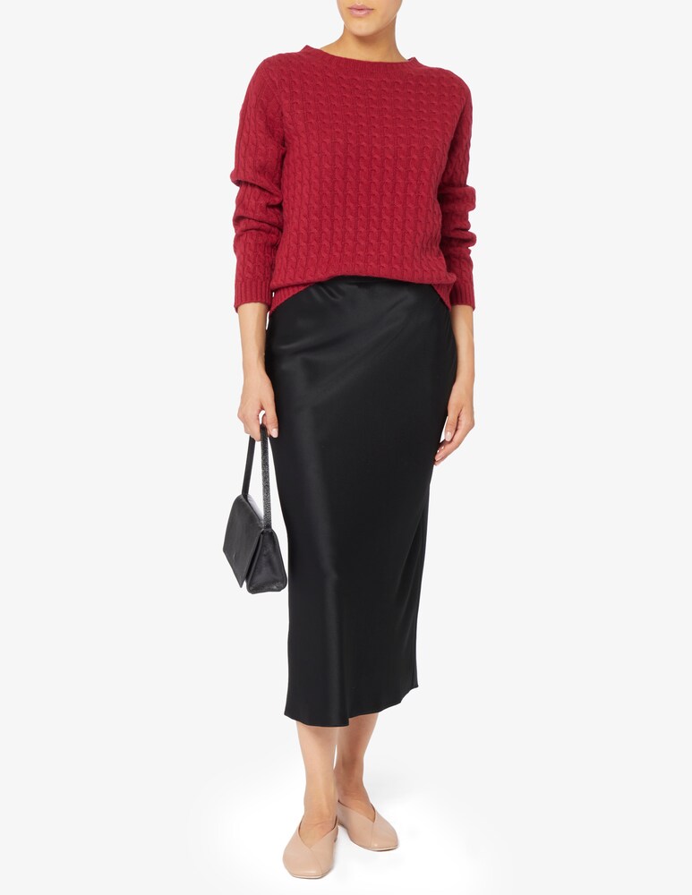 Elizabeth Ascot Maglione scollo a barca con treccia Online
