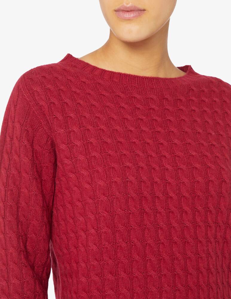 Elizabeth Ascot Maglione scollo a barca con treccia Online